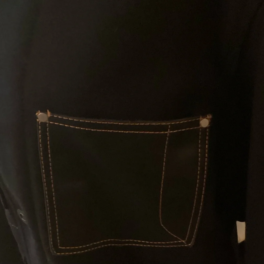 Coach Navy Wool Jacket indigo barn - Picture 3 of 6
